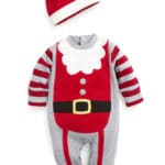 2017 Baby rompers One-piece Costumes infant long sleeve spring autumn baby wear romper + hat clothing set Christmas Gifts - Image 3