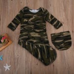 2017 Camo Sleepwears Newborn Infant Baby Camo Swaddle Blanket Baby Sleeping Swaddle Hats Outfit Muslin Wrap - Image 4