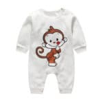2017 Christmas deer style newborn baby boy girls winter clothes Cotton Long Sleeve Baby Rompers Soft Infant Baby Clothing Set - Image 2