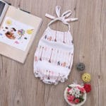 2017 Cute Children Kids Baby Girl Clothes Bodysuit Summer Sleeveless Bebes Body Clothing Outfit 0-18M - Image 4
