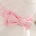 2017 Formal Birthday Baby Dress Party Bow Pattern Wedding Gown Christening Infant Hundred Days Banquet Vestido Clothing 1 Years - Image 6
