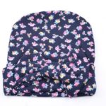 2017 Hot Sale Fashion Newborn Baby Girls Little Flower Bowknot Beanies Hat Infant Kids Comfortably Hospital Caps - Image 2