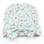 2017 Hot Sale Fashion Newborn Baby Girls Little Flower Bowknot Beanies Hat Infant Kids Comfortably Hospital Caps - Image 3