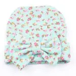 2017 Hot Sale Fashion Newborn Baby Girls Little Flower Bowknot Beanies Hat Infant Kids Comfortably Hospital Caps - Image 3