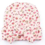 2017 Hot Sale Fashion Newborn Baby Girls Little Flower Bowknot Beanies Hat Infant Kids Comfortably Hospital Caps - Image 4