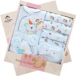 2017 New 14 PCS/set100% Cotton Banjvall Baby Brand Newborn 0-3 Months Autumn Baby Clothes Boys Girls Baby Gift Set