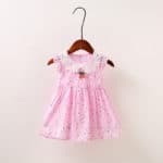 2017 New Arrival Special Offer Baby Dress Summer Floral Cotton Vest Girls Sweater Coat Baby Girl Shirt Sleeveless T-shirt Dress - Image 2