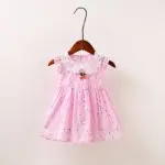 2017 New Arrival Special Offer Baby Dress Summer Floral Cotton Vest Girls Sweater Coat Baby Girl Shirt Sleeveless T-shirt Dress - Image 2