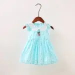 2017 New Arrival Special Offer Baby Dress Summer Floral Cotton Vest Girls Sweater Coat Baby Girl Shirt Sleeveless T-shirt Dress