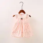 2017 New Arrival Special Offer Baby Dress Summer Floral Cotton Vest Girls Sweater Coat Baby Girl Shirt Sleeveless T-shirt Dress - Image 3