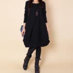2017 New Autumn Maternity Dress Plus Size Clothes for Pregnant Women Winter Clothing for Pregnancy Vestidos Roupa Gestante - Image 4