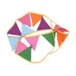 2017 New Colorful Fabric Flags Banners Wedding Decor Bunting Party Garland Decoration MA678809 - Image 4