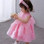 2017 New Girl Kids Festival Party Wear Baby Girl 1st Birthday Outfits Newborn Bebes Christening Gowns Baby Girl Dress - Image 2
