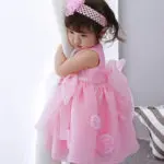 2017 New Girl Kids Festival Party Wear Baby Girl 1st Birthday Outfits Newborn Bebes Christening Gowns Baby Girl Dress - Image 3