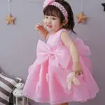 2017 New Girl Kids Festival Party Wear Baby Girl 1st Birthday Outfits Newborn Bebes Christening Gowns Baby Girl Dress - Image 4
