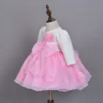 2017 New Girl Kids Festival Party Wear Baby Girl 1st Birthday Outfits Newborn Bebes Christening Gowns Baby Girl Dress - Image 5