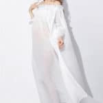2017 New Long Shoulderless White Lace Dress Maternity Photography Props Clothes For Pregnant Women Elegant Maternity Dress - Image 5