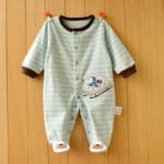 2017 New Spring Autumn Coral Fleece Baby Romper Boys Cartoon Long Sleeve Newborn Baby Girls Jumpsuit Infant Christmas Clothes - Image 5