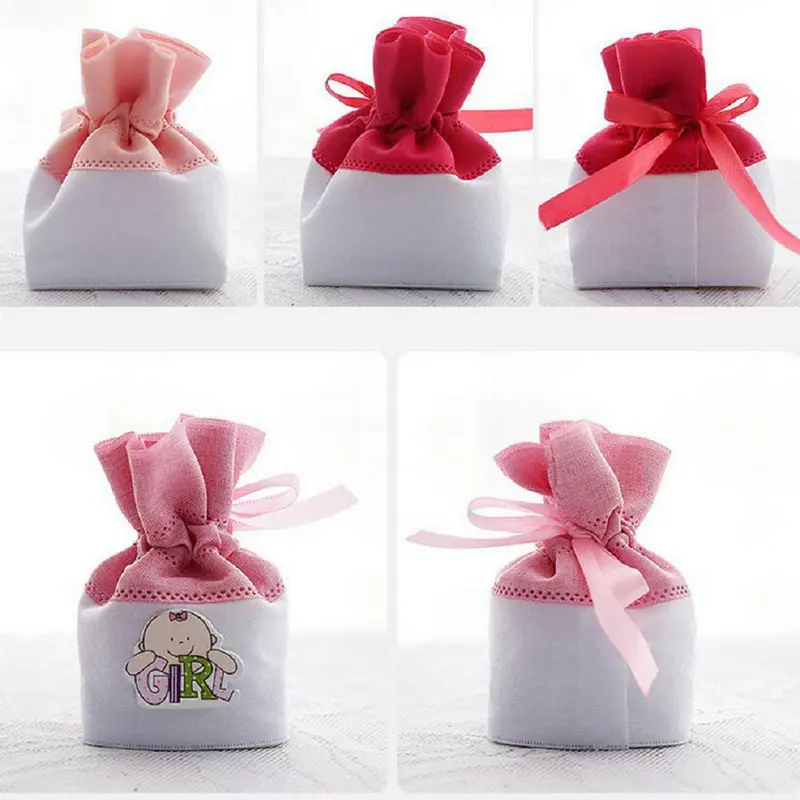 2017 New Style Colorful Candy Box Favor Wedding Sugar Candy Chocolates Bags Baby Shower Gifts Bags Party Supplies - Image 3