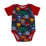 2017 Newborn Baby Boy Bodysuit Summer Short Sleeve Cartoon Hero Body Suit Jumpsuit Outfits Baby Clothes 0-18M