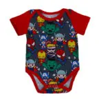 2017 Newborn Baby Boy Bodysuit Summer Short Sleeve Cartoon Hero Body Suit Jumpsuit Outfits Baby Clothes 0-18M