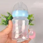 2017 Newborn Baby Infant 180ml Nursing Milk Feeding Bottle Standard Mouth Silicone Fruit Juice Water Nipple Pacifier Drink