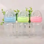 2017 Newborn Baby Infant 180ml Nursing Milk Feeding Bottle Standard Mouth Silicone Fruit Juice Water Nipple Pacifier Drink - Image 5