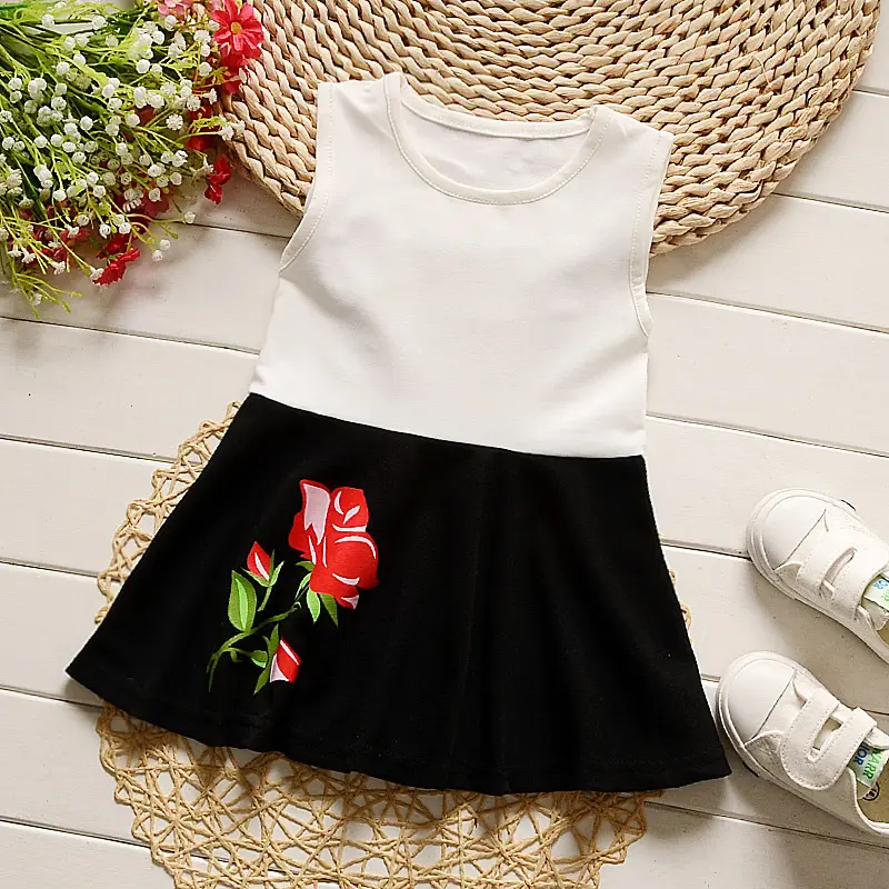 2017 Newborn Cute Flowers Girl Dress Birthday Baby Princess Spring Infant Kids Dresses Girls Clothes Tutu Dress - Image 5