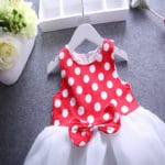 2017 Newborn Girl's Baby Dress Dots Minnie Bow Fashion Wave Point Sleeveless Vest Dress New Infant Summer Kids Clothing - Image 4