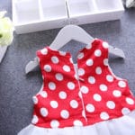 2017 Newborn Girl's Baby Dress Dots Minnie Bow Fashion Wave Point Sleeveless Vest Dress New Infant Summer Kids Clothing - Image 5