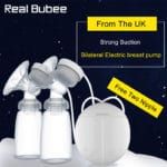 2017 Upgrade version Double electric breast pumps Free two Nipple Powerful Suction DIY breast pump with baby milk bottles - Image 2