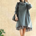 2017 autumn long maternity maternity dresses clothes pregnant women feeding dress vestidos pregnancy big clothing - Image 5