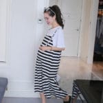 2017 autumn maternity clothing maternity dresses pregnancy clothes for pregnant - Image 3