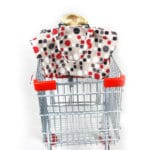 2017 popular fashion high quanlity baby shopping cart cover anti dirty baby safety seats striped nylon for outdoor kids chair - Image 4