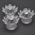 20pcs Crown Transparent Can Open Plastic Favox Boxes Wedding Candy Box Clear Candy Holder Wedding Baby Shower Favors - Image 2