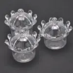 20pcs Crown Transparent Can Open Plastic Favox Boxes Wedding Candy Box Clear Candy Holder Wedding Baby Shower Favors - Image 2