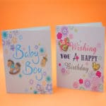 (24 pieces/lot)LEISO Brand Birthday Theme Invitation Card Party Decorations Baby Shower Greeting Cards for Kids Party Supplies