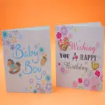 (24 pieces/lot)LEISO Brand Birthday Theme Invitation Card Party Decorations Baby Shower Greeting Cards for Kids Party Supplies