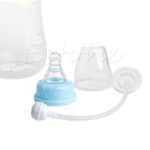 240ML Baby Cup Children Learn Drinking Straw Infant Milk Feeding Nipple Bottle - Image 3