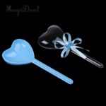 24pcs Romantic Pink Blue Love Heart Lollipop Chocolate Candy Gift Boxes Bomboniere Boxes Wedding Party Baby Shower Favors - Image 5