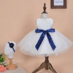 (2Pcs/Set) Newborn Baptism Tutu Dress Baby Gril Pageant Princess Wedding Christening Dresses Frock Infant Lace Gown + Head Band - Image 3