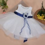 (2Pcs/Set) Newborn Baptism Tutu Dress Baby Gril Pageant Princess Wedding Christening Dresses Frock Infant Lace Gown + Head Band - Image 4