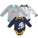 3 pcs/lot 1 Year Birthday Baby Boy Clothes O-neck Body Menina,Animals Vestido Infantil Newborn Boys Long Sleeve Baby Bodysuits