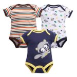 3 pcs/lot 1 Year Birthday Baby Boy Clothes O-neck Body Menina,Animals Vestido Infantil Newborn Boys Long Sleeve Baby Bodysuits - Image 3