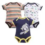 3 pcs/lot 1 Year Birthday Baby Boy Clothes O-neck Body Menina,Animals Vestido Infantil Newborn Boys Long Sleeve Baby Bodysuits - Image 3