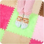30*30CM living room bedroom children kids soft patchwork carpet magic Jigsaw Splice slip-resistant puzzle climbing baby mat - Image 2