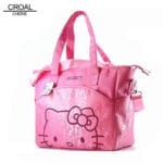 31*37*14 cm Canvas Baby Diaper Bag For Mom Mummy Mother Hello Kitty Maternity Nappy Bags Thermal Insulation Stroller Bag