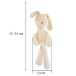 35*8cm Cute Bunny Baby Soft Plush Toys Mini Stuffed Animals Kids Baby Toys Smooth Obedient Sleeping Rabbit Doll - Image 4