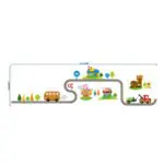 * 3D Cartoon cars bus traffic track wall stickers for kids room Baby Children's Room Bedroom Decor Wall Art Decal Poster Mural - Image 6