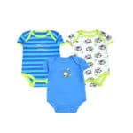 3PCS Kiddiezoom Brand Baby Bodysuits Cotton Baby Girls Boy Clothing Short Sleeves O-Neck Newborn Baby Clothes - Image 5